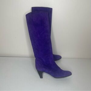 Manolo Blahnik Boots - Vintage Purple Suede